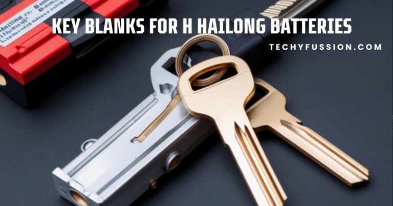 Key Blanks for H Hailong Batteries